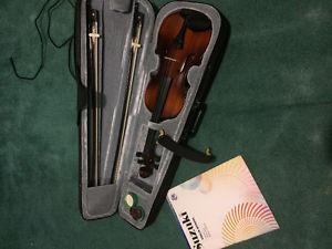 Violin with case and two bows