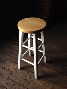 White stool $20