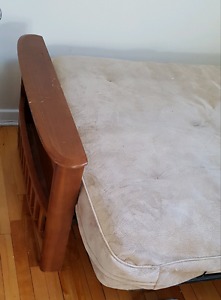 Wooden futon