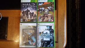 Xbox360 video games $5 each or all for $15