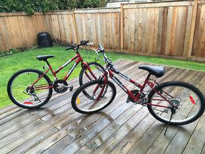 Youth's Bikes for sale - Excellent condition, Hardly Ridden