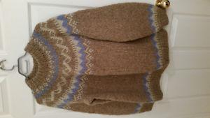 men's handknit nordic Lopi sweater