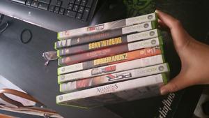 $reduced moving sale$Xbox 360 games 8 for $25