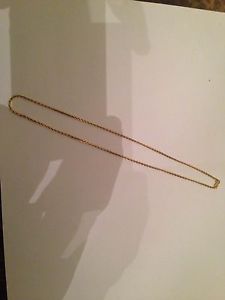 22kt gold chain.