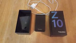 Blackberry Z10 with all accessories box and manual