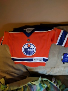 Edmonton Oilers Infant Orange Home Jersey New with Tags