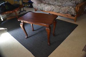 Elegant solid wood end table $85