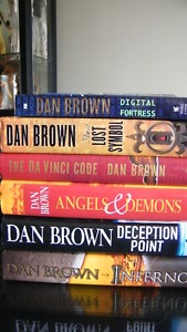 Five Books by Author Dan Brown.