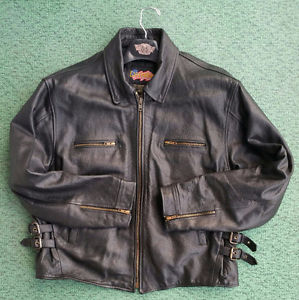 Genuine "EasyRider" Vintage Harley Leather Jacket XL