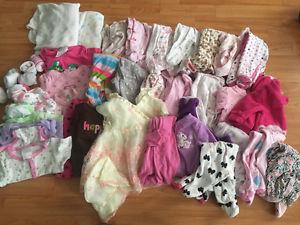 Girls 0 to 3 spring baby clothes