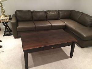 IKEA dark brown coffee table