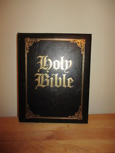 Large print Holy Bible