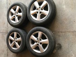Mazda 15' rims and tires