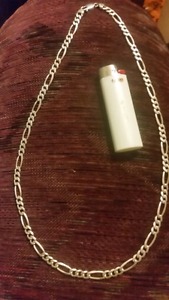 Mens real 925 silver chain 25 inches long
