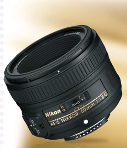 Nikon 50mm f1.8g lens