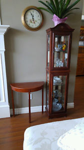 REDUCED: Display Case & End Table