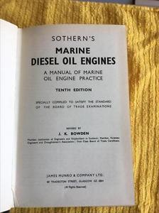 SOTHERN'S MARINE DIESEL OIL ENGINES - 10th Edition