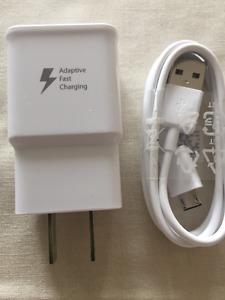 Samsung S6/S7/Note 4/5 USB cable and fast charger