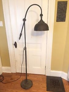 Super cool rustic industrial style lamp