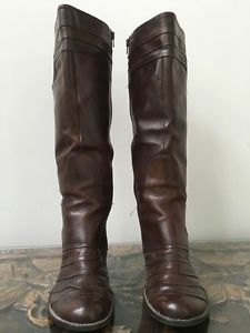Tall Brown Leather Boots