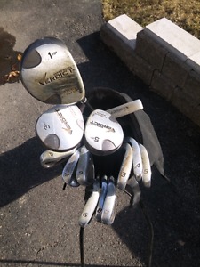 Verdict golf bag and clubs