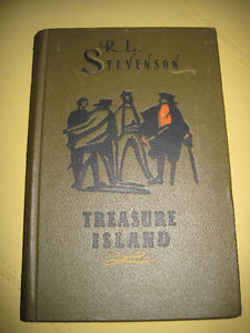 Vintage Treasure Island Russian Publication Hardcover Book