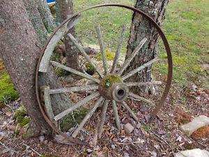 Vintage Wagon Wheel / Cart Wheel