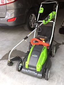Wanted: GREENWORKS Electric lawnmower and GREENWORKS