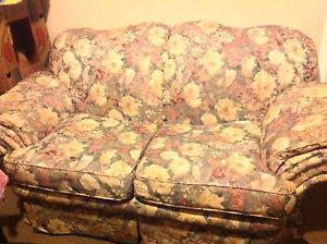 We have a really nice love seat couch for sale