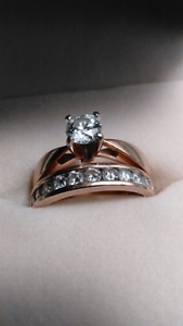 Wedding/engagement ring set