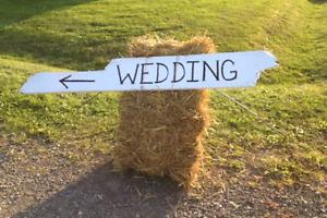 Wooden wedding signs - have two