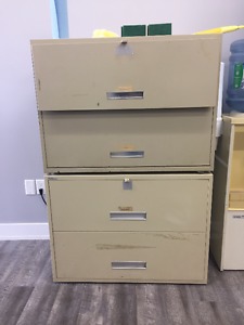 2 Drawer Metal Filing Cabinets for sale