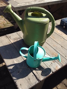 2 watering cans $7