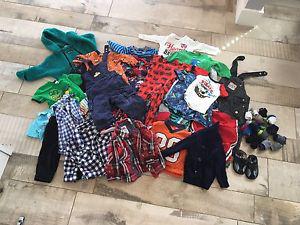 41 boys clothing items plus socks & shoes