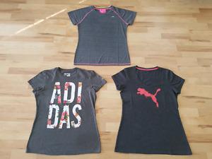 ADIDAS PUMA T-SHIRTS LG