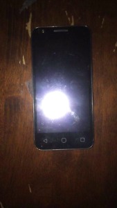 Alcatel black smartphone