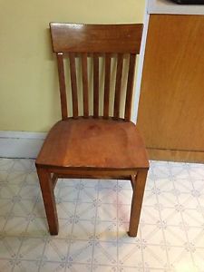 Antique Birch Barristers Chair