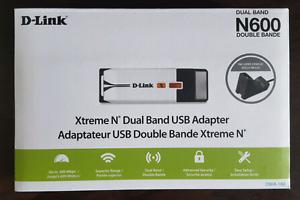 BNIB - D-LINK XTREME WIRELESS "N" DUAL BAND WI-FI USB