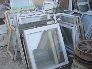 BUNCH OF OLD CIRCA  WOOD FRAME STORM WINDOWS $10 EA.