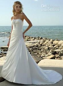 Beautiful Beaded A-line Wedding Dress