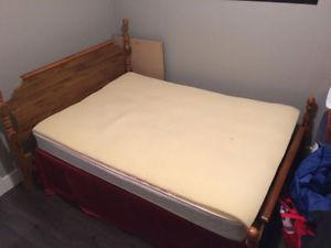 Bed- Queen/Double bed frame with headboard & footboard