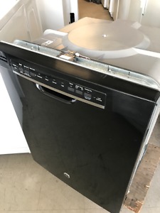 Black GE Under Counter Dishwasher