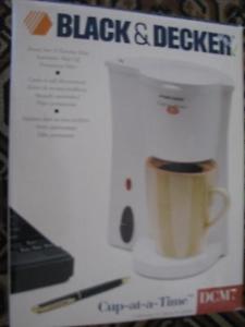 Brand new Black and deck one cup coffee maker