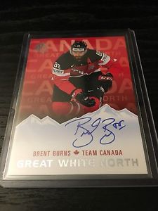 Brent Burns autographed hockey card