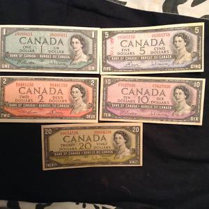  Canadian bill set