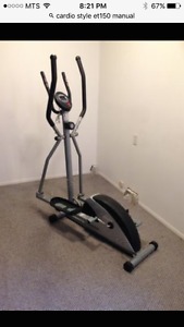 Cardio Style ET150 elliptical trainer.