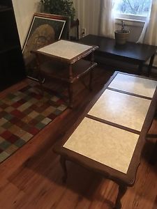 Coffee table and side table