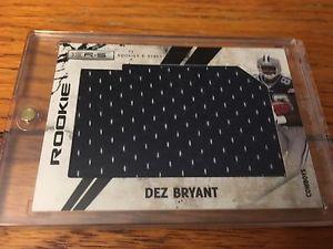 Dez Bryant rookie jumbo jersey card Dallas Cowboys