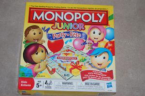 Game of Monopoly Junior Party