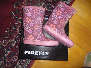 Girls FIREFLY rain boots - size 1